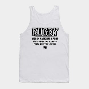 Welsh national sport rugby Tank Top